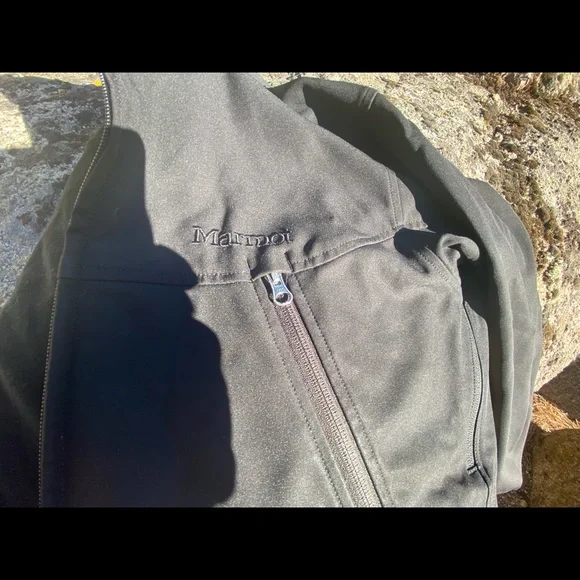 Marmot Men’s Size M Black Softshell Jacket - Picture 6 of 11